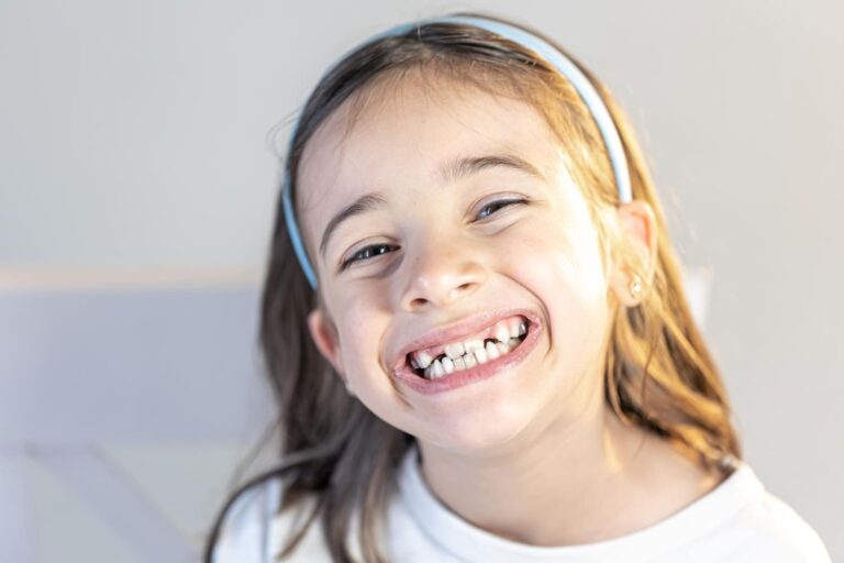 dientes de leche y definitivos a la vez